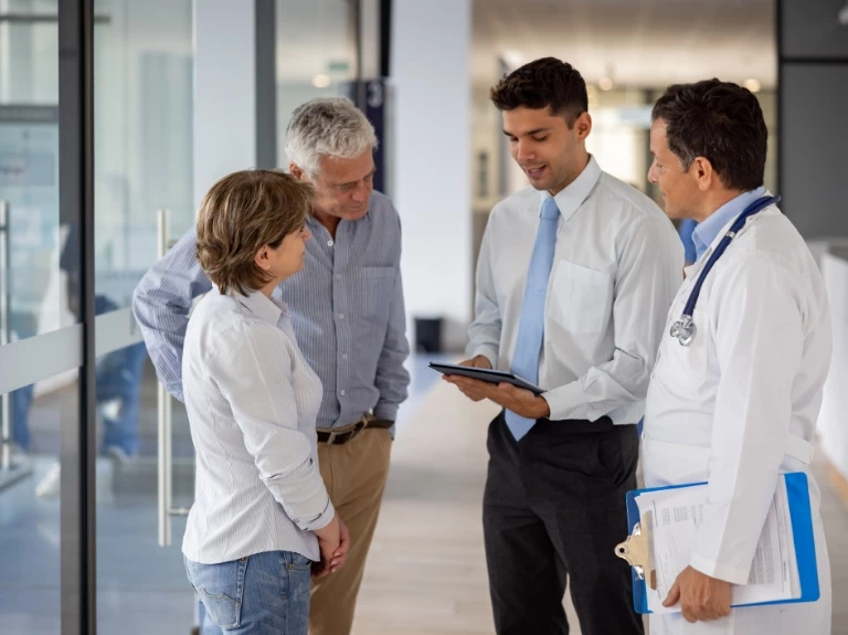 ludzie u&nbsp;lekarza